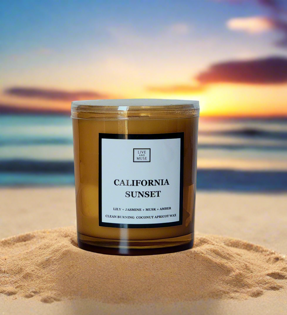 California Sunset Candle